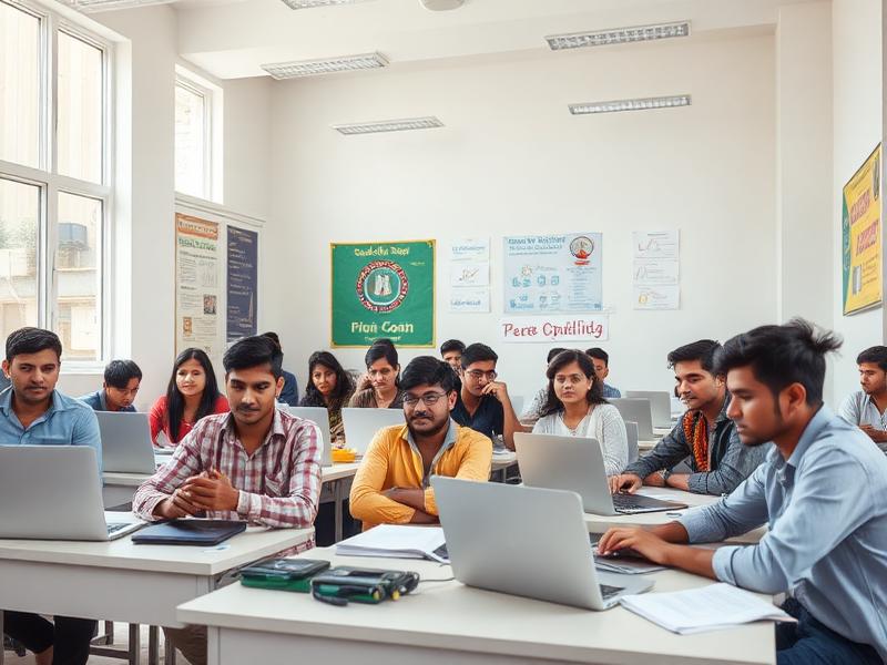 Modern classroom at EnglishWala Academy
